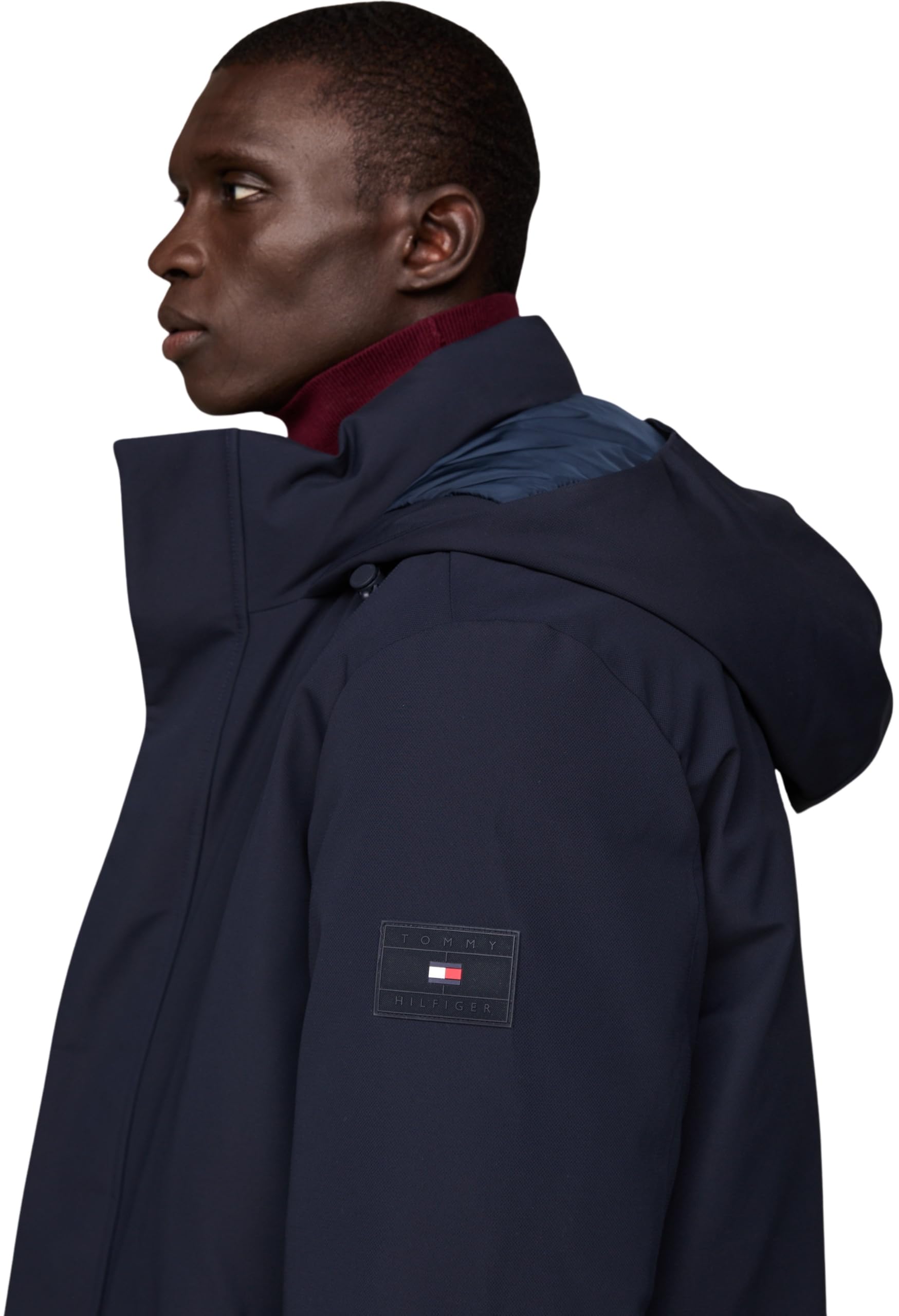 Tommy Hilfiger Płaszcz puchowy Mężczyźni Tech Padded Parka Mw0mw37369