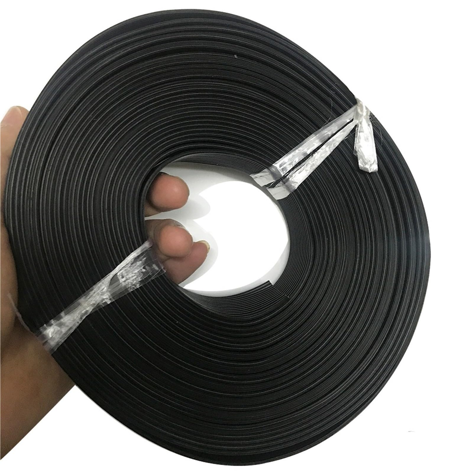 Cable paralelo de silicona supersuave alta temperatura, 10 metros, 22AWG, 0,3 mm2, conector eléctrico negro(12 Pins)
