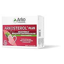 Arkopharma Arkosterol Plus – Integratore Alimentare per Colesterolo – Con Lievito di Riso Rosso, Aglio nero, Coriandolo, Coenzima Q10, Policosanoli – 1 confezione da 30 Capsule