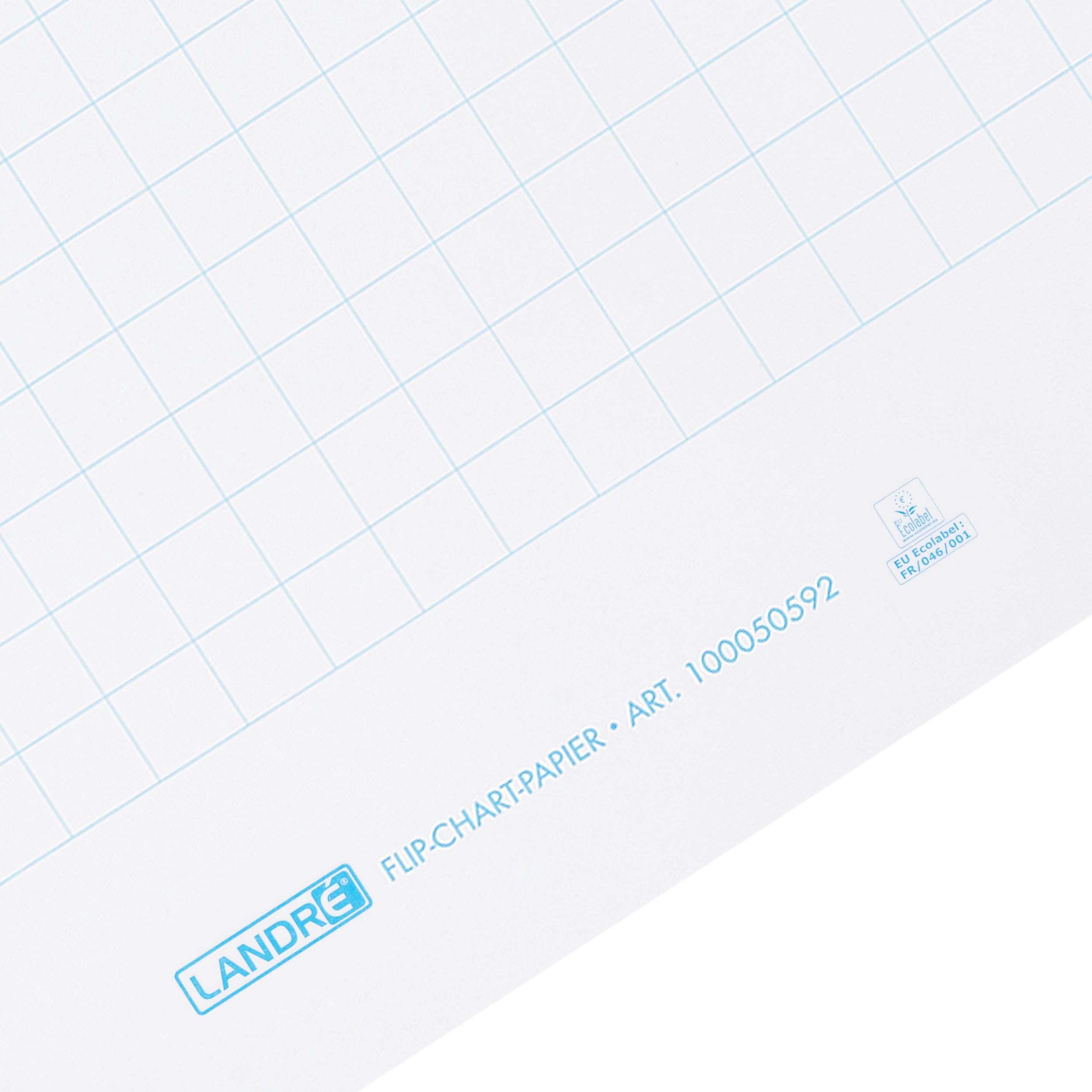 Landré - Papel cuadriculado (20 hojas por bloc, 5 unidades)