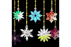 5 Pcs Christmas Resin Molds|Rifanda 3D Snowflake Silicone Molds for Resin