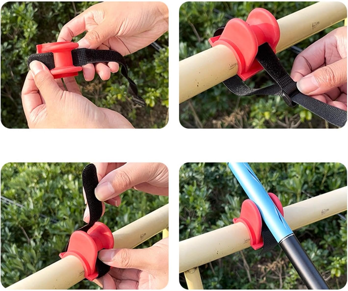 Fishing Pole Holders, Fishing Rod Holders , Portable Fishing Rod Bracket Stand, Fishing Gear Supplies Fishing Rod Holder, Fishing Rod Support Bracket, Good Protection For Boat Handrail 5 715P6SkBEDL. AC SL1500