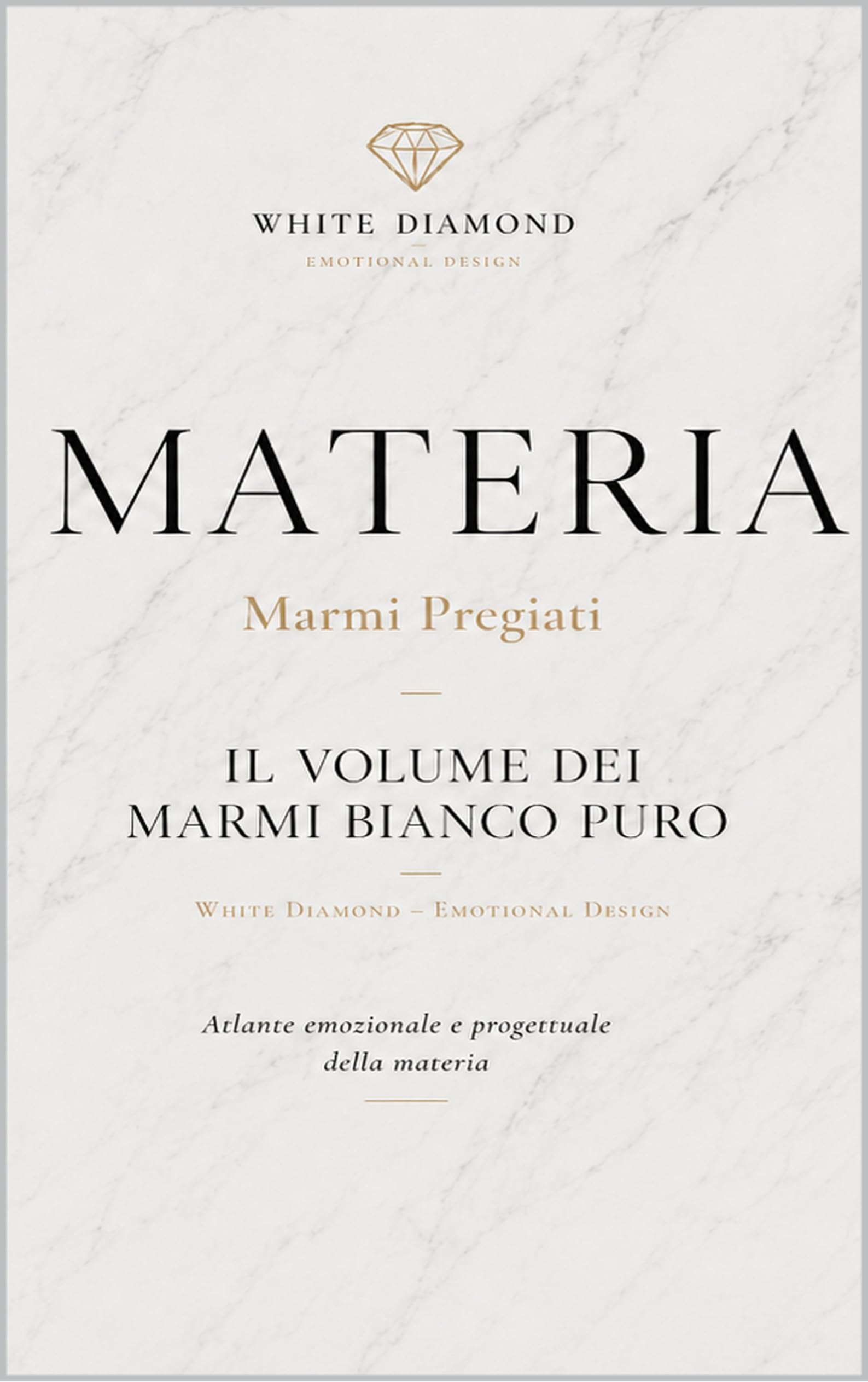 Livre Marmi Pregiati volume sur le marbre blanc pur Materia pour passionnés