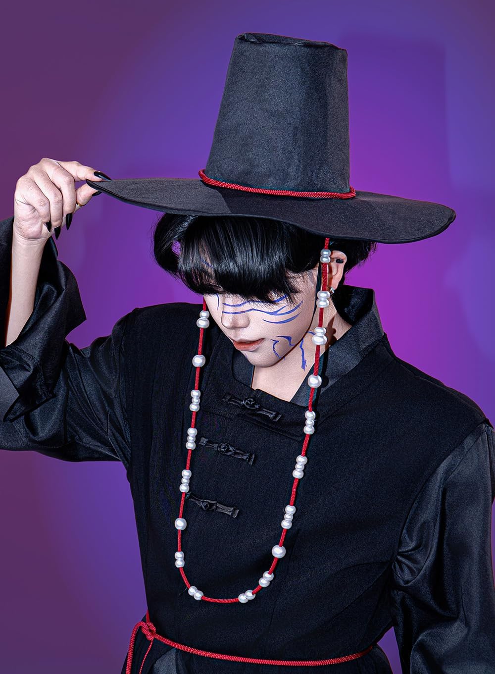 OSIAS Jinu Cosplay Costume Your Idol Stage Outfit Black