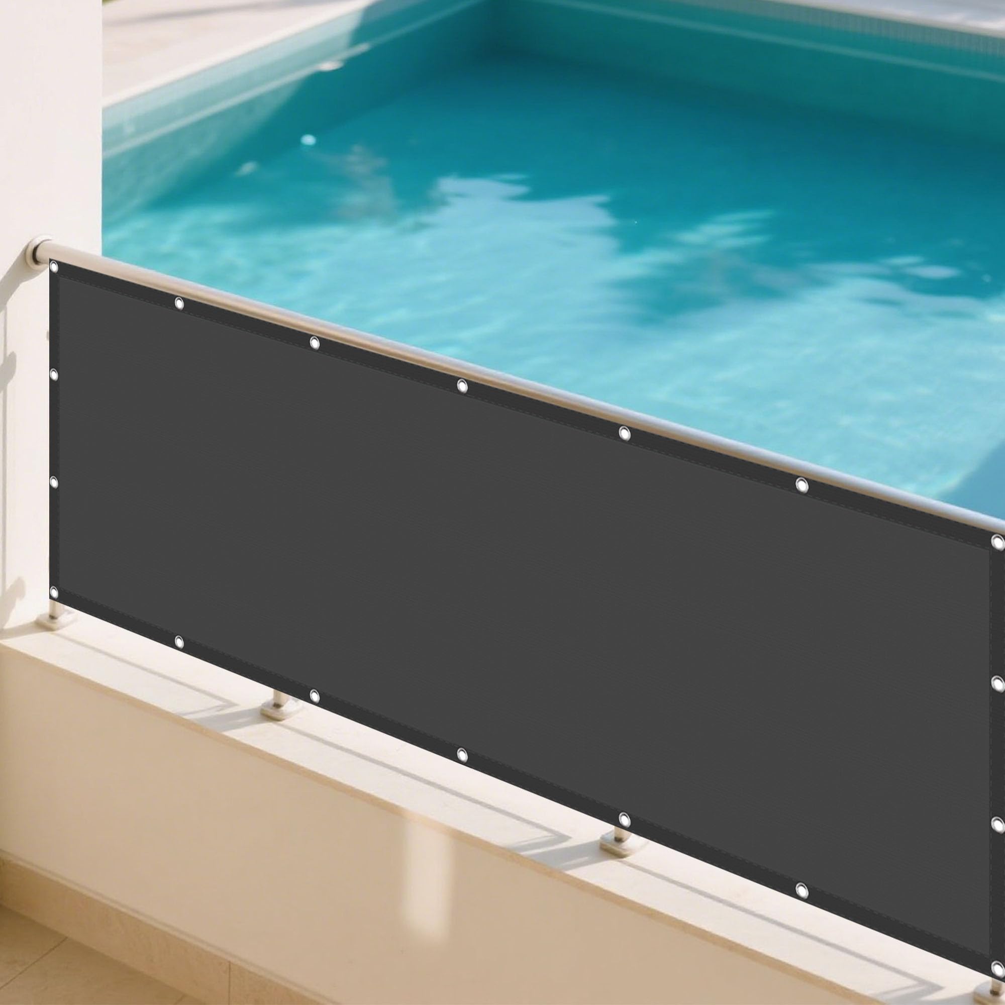 Voile d'ombrage contre la chaleur filet de camouflage anti-vent 285 x 730