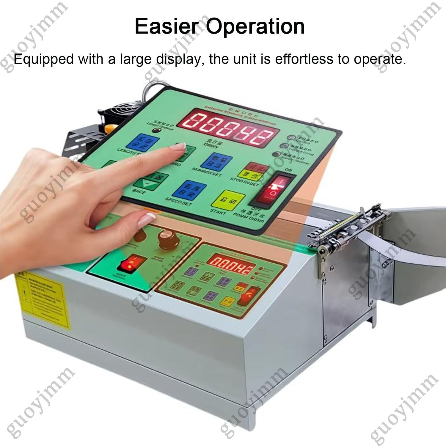 Cortadora automática de cinta fría y caliente, máquina de corte de cinta textil de 400 W para cinta adhesiva y cintas, ideal para bandas elásticas y cintas