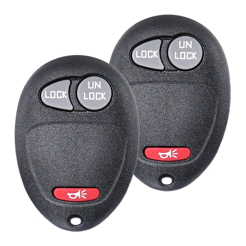 Kit com 2 Controles Remotos Keyless para Chevrolet Colorado, GMC Canyon, Hummer H3, Oldsmobile, Pontiac e Isuzu — L2C0007T