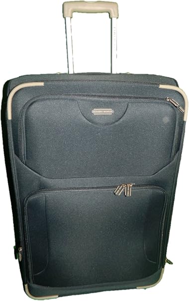 COVERI valigia grande semirigida blu con ruote gomma : Amazon.it: Valigeria