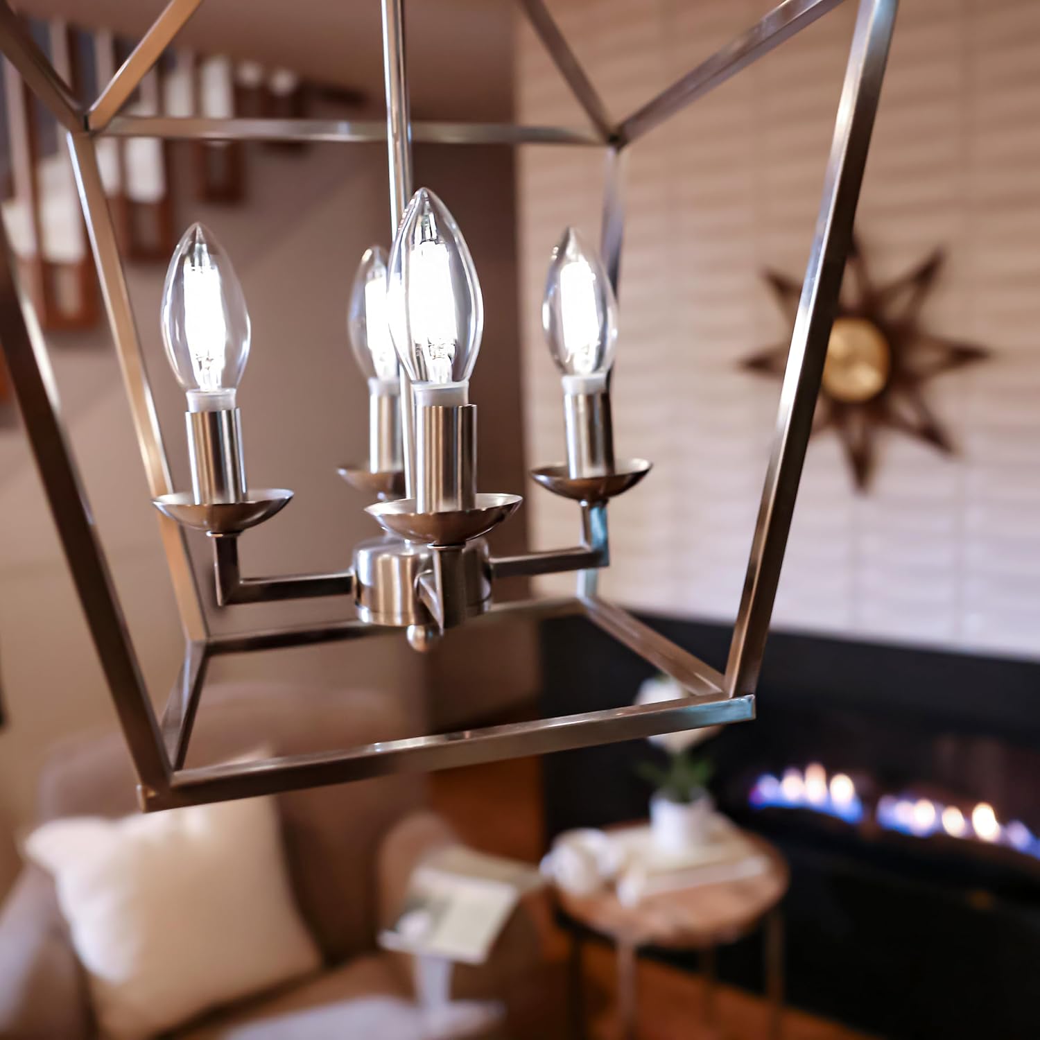 Feit LED Filament B10 E12 (Candelabra) Filament LED Bulb Soft White 40 Watt Equivalence 2 pk