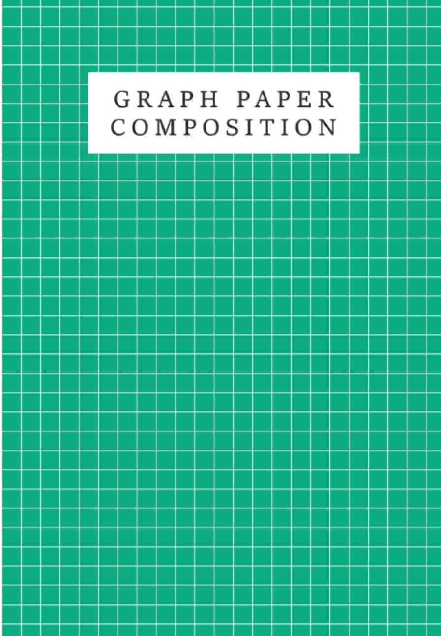 Graph Paper Composition Notebook Green (Munsell) Color Background Cover: Grid Paper Journal, Quad Ruled, 110 Pages (Large, 8.5 x 11 inch, 21.59 x 27.94 cm, A4 size)