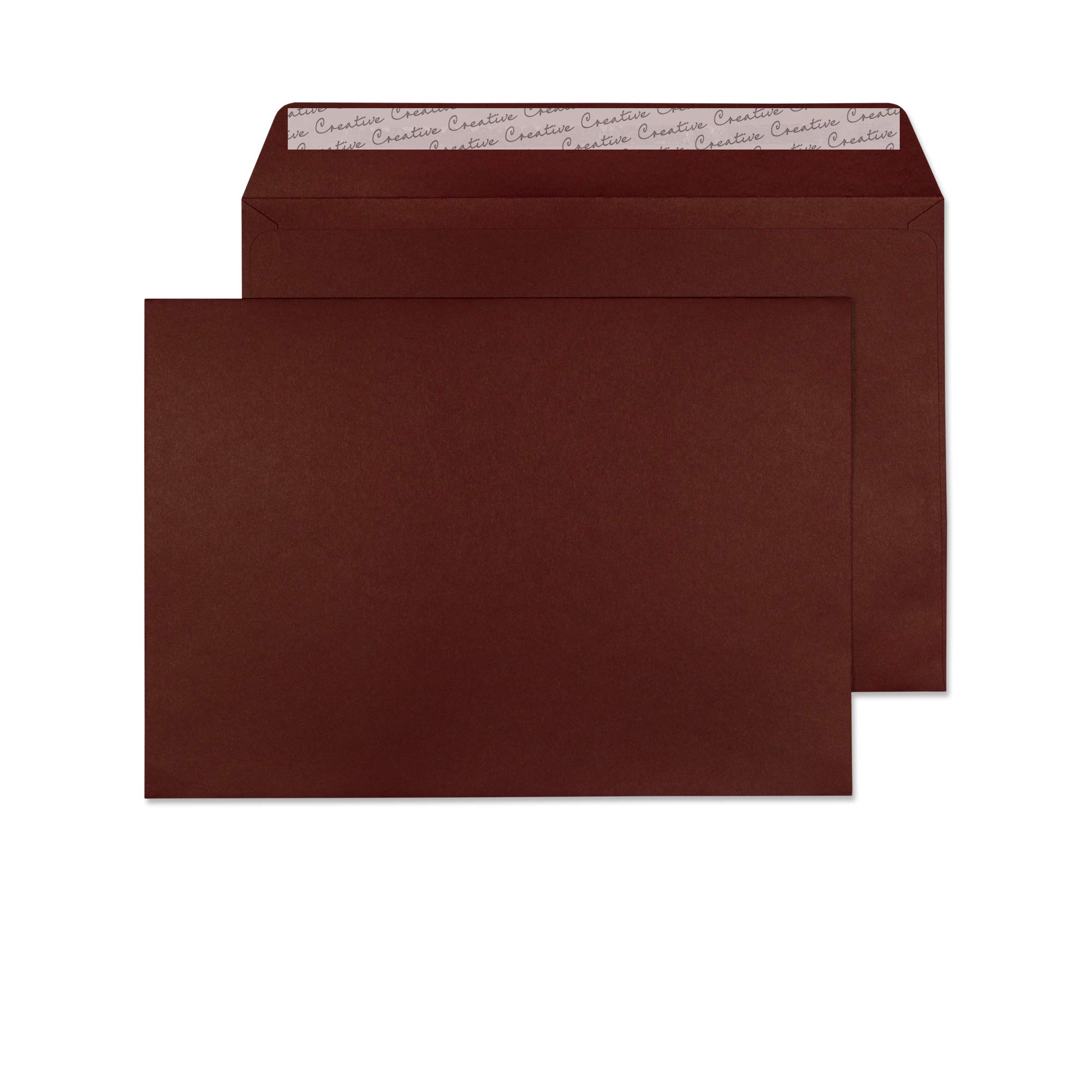 Blake Creative Colour C4 229 x 324 mm 120 gsm Peel & Seal Wallet Envelopes (63422) Bordeaux - Pack of 10