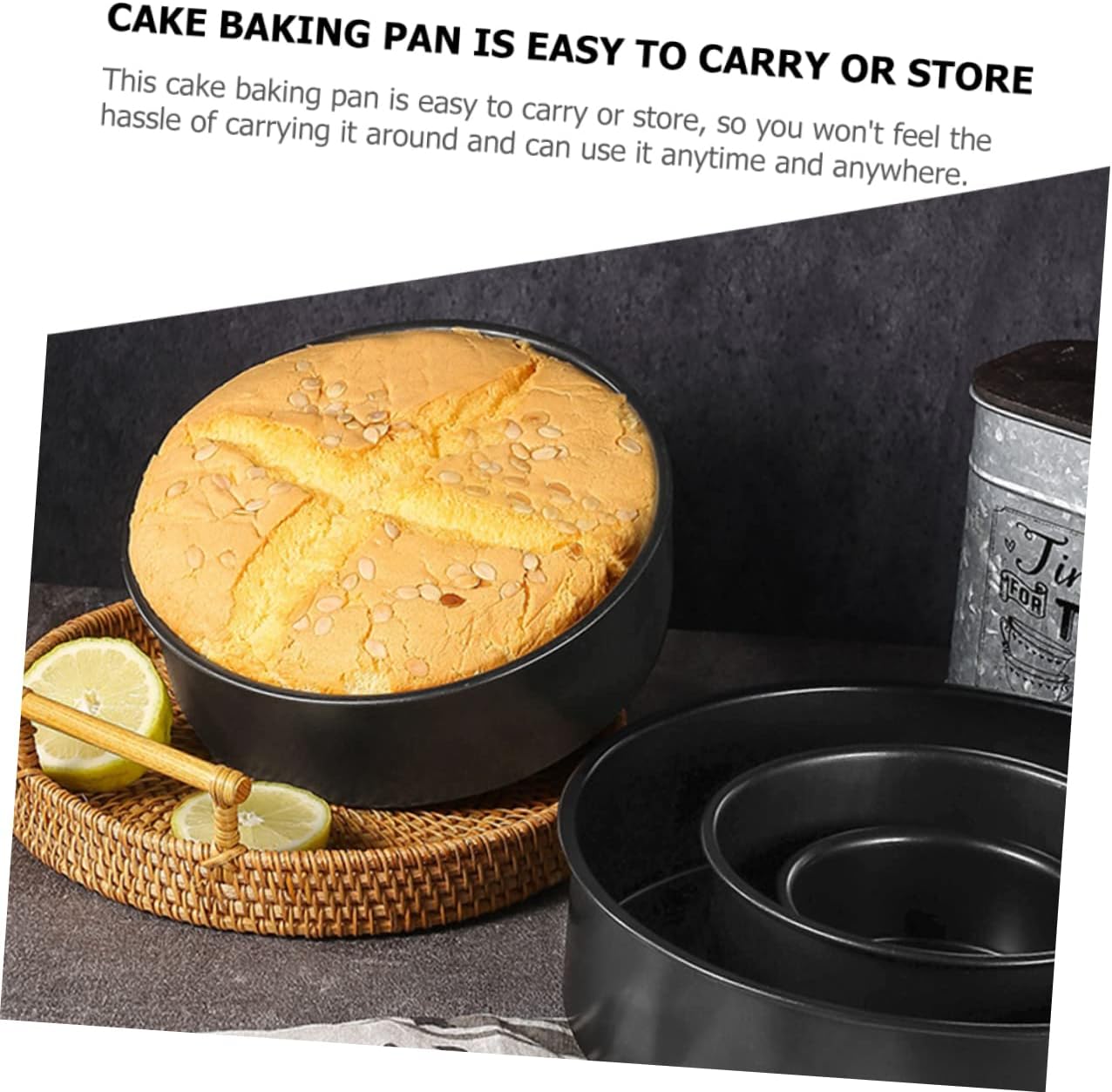 2Pcs Chiffon Cake Mold Baking Rings for Mousse and Oven Baking Removable Bottom for Home and Professional Use