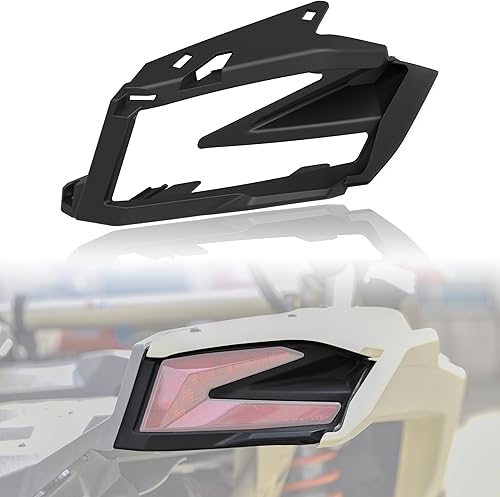 SAUTVS Cubierta de luz trasera derecha del lado del pasajero, luz de freno trasera, panel de bisel para Can-Am Maverick X3 XDS XRS Max Turbo R