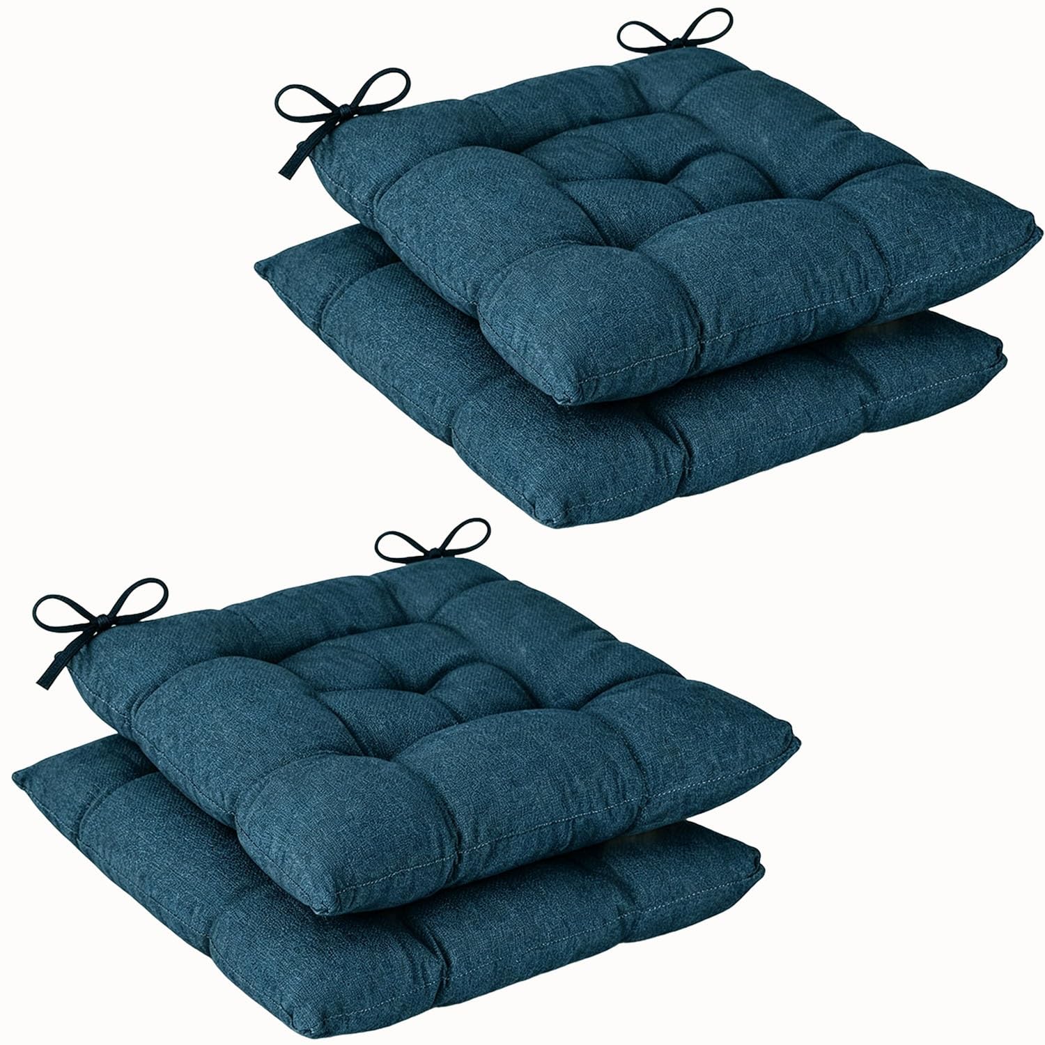 Set of 4/2/1 Dining Chair Cushions 40x40 45x45 50x50cm for Outdoor Indoor