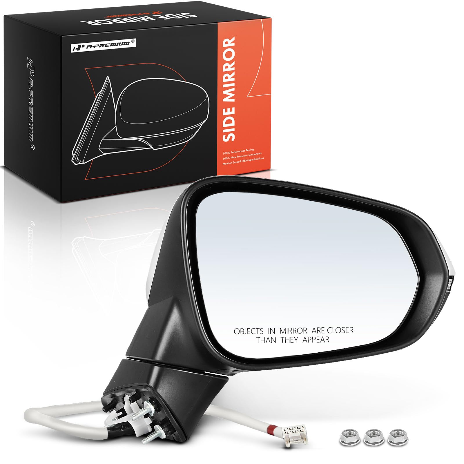 Amazon.com: A-Premium Passenger Side Power Door Mirror Compatible