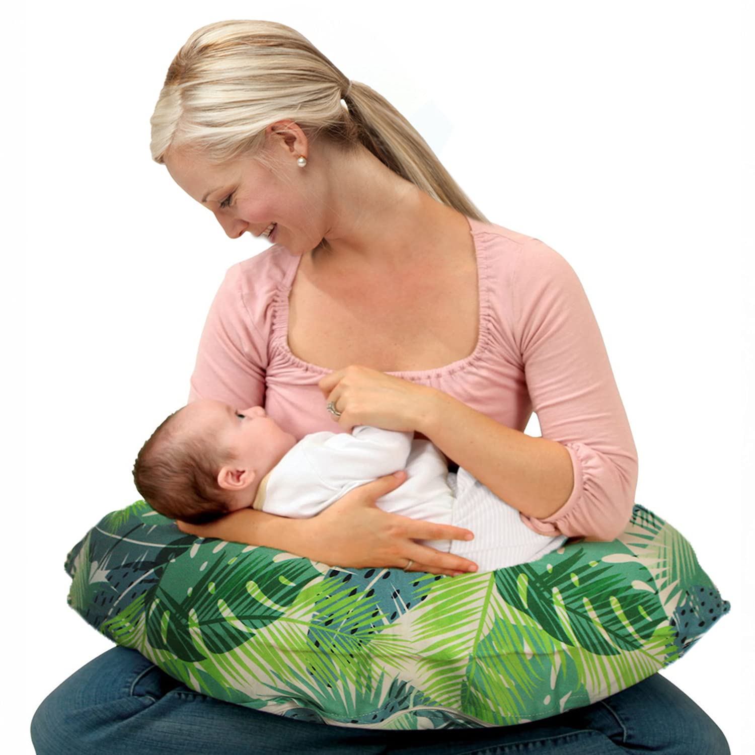 Kradyl Kroft 5in1 Baby Feeding Pillow with 100% Cotton Removable Cover | Breastfeeding Pillow | Nursing Pillow with Belt and Hoop (Fauna) - Amazon product rated Grade C