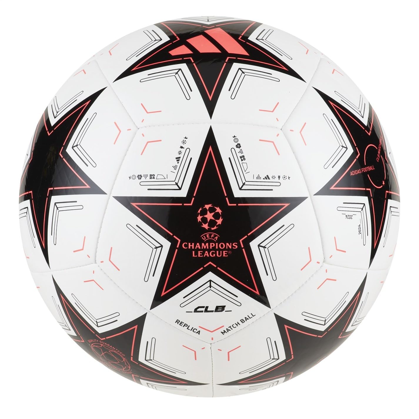 adidas UEFA Champions League Club Ball IX4063, Unisex Footballs, White, 4 EU