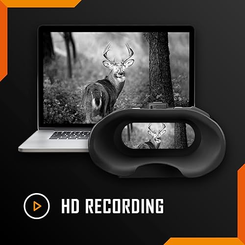 Miniatura 13 de Nightfox Swift- Lentes de visión nocturna, infrarrojos digitales, aumento de 1 x, rango de 225 pies, batería recargable