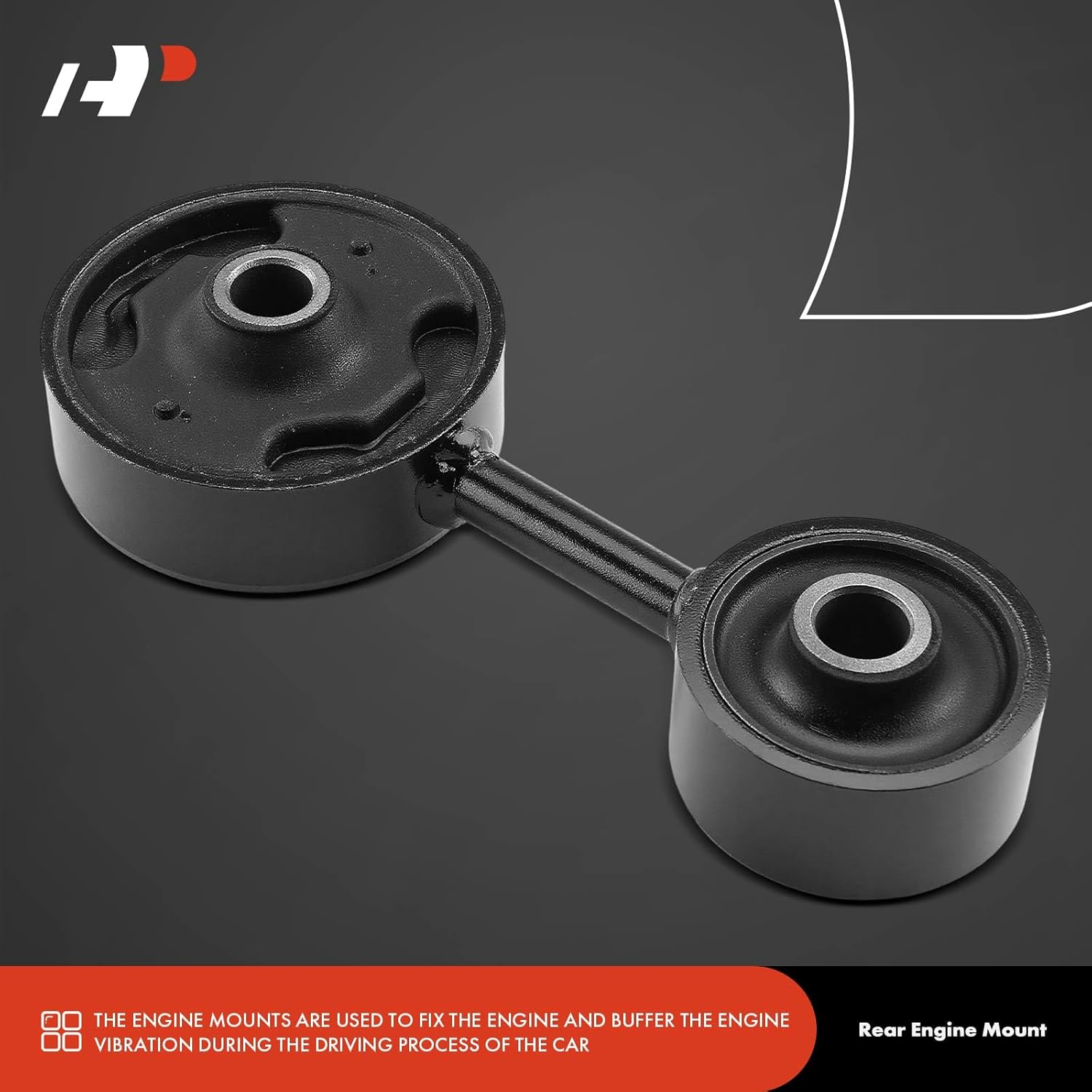 A-Premium Rear Torque Strut Mount Compatible with Compatible with Chrysler Pacifica 2004 3.5L, 2005-2006 3.5L 3.8L, Pacifica 2007-2008 3.8L