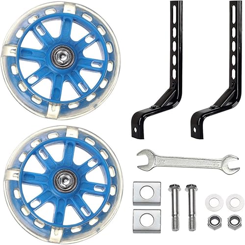 Ruedas de entrenamiento de silencio de bicicleta para 12 14 16 18 20 pulgadas estabilizador de bicicleta de velocidad única