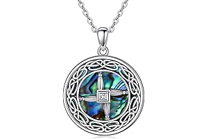 Unique St Brigid Cross Necklace - A Symbol of Protection and Faith