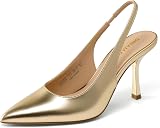 gold heels closed toe Top2商品
