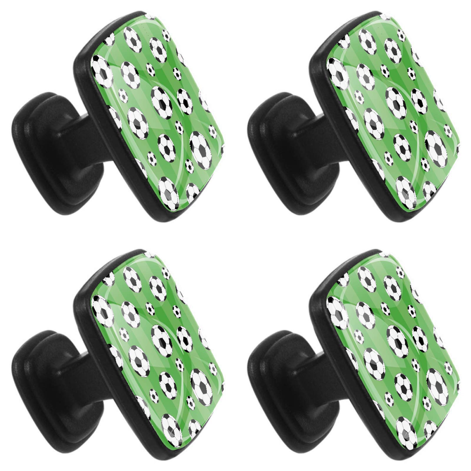 Cartoon Sport Ballen Lade Knoppen Dressoir Knoppen Deurklink Kast Pull Keukenkast Knoppen voor Dressoir Laden, 4 Pack