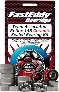 FastEddy Bearings Compatible with Team Associated Reflex 14B Ceramic Sealed Bearing Kit
