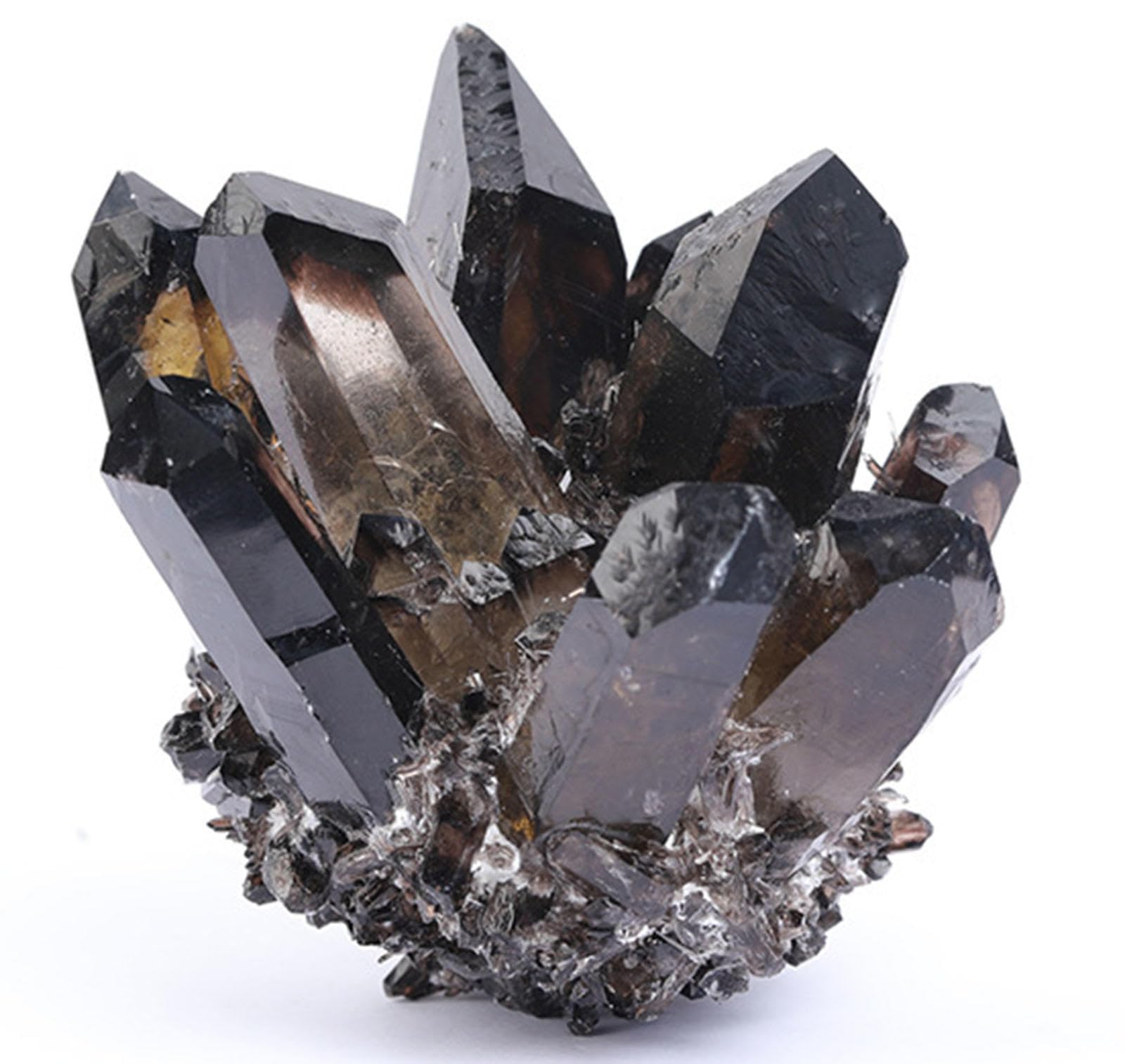 AUOQKQUT Raw Crystal Cluster Tea Crystal Crystals Quartz Crystal Stones Crystal Point Balance Wicca Room Decor,900-1000g