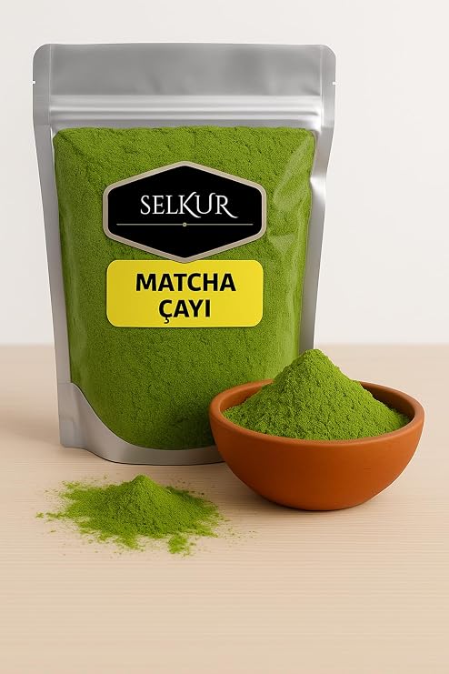 SELKUR Matcha Çayı 50GR(ORJİNAL SAF MATCHA-MAÇA ÇAYI)