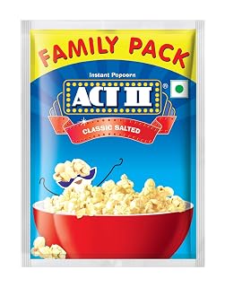 Act II Instant Popcorn - Classic Salted, 90g