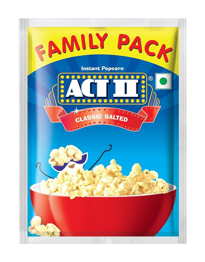 Act II Instant Popcorn - Classic Salted, 90g