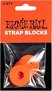Amazon _ 【正規品】 ERNIE BALL 5620 落下防止 ストラップ・ブロック STRAP BLOCKS レッド _ エレキギターストラップピン _ 楽器・音響機器
