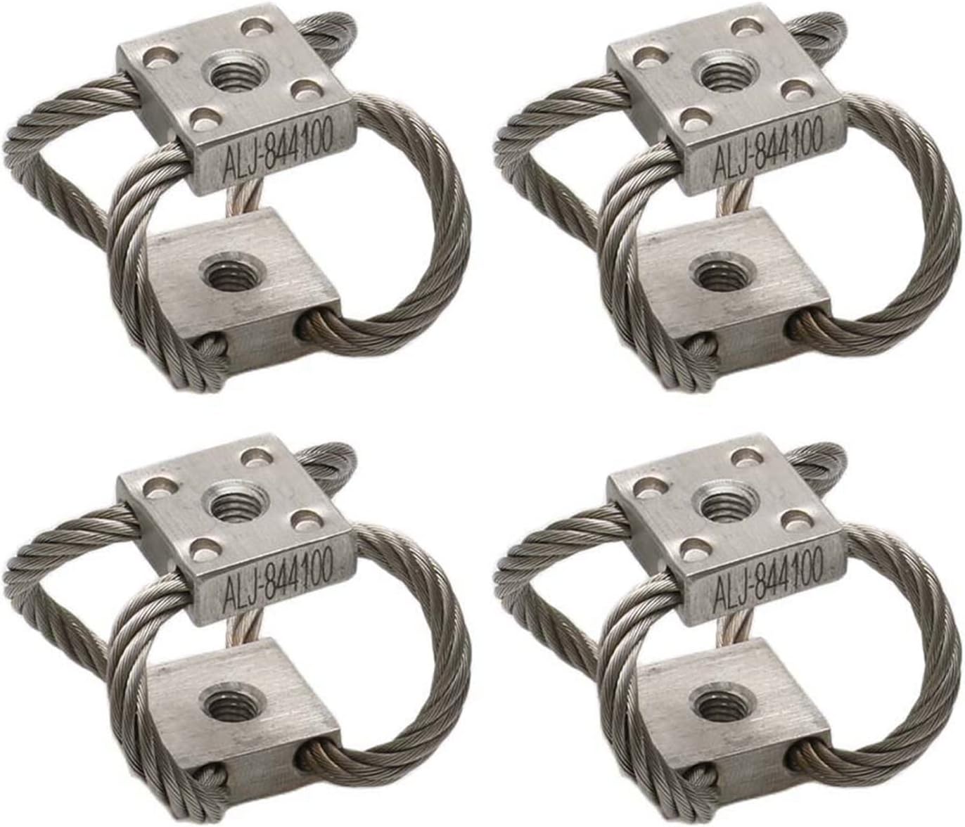4PCS RC UAV Aerial Photography Shock Absorbe Stabilizer 304 Stainless Steel Camera Gimbal Suction Cup Mount Isolator 0-8.8KG Load for Helicopter Drone Car Medical Van Stretcher (4pcs ALJ-844100)