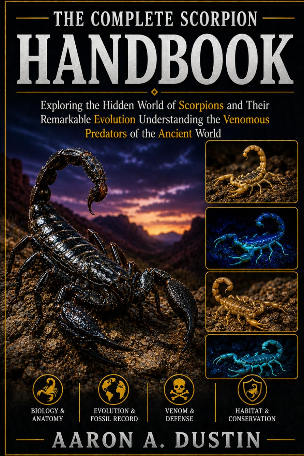 THE COMPLETE SCORPION HANDBOOK: Exploring the Hidden World of Scorpions and Their Remarkable Evolution Understanding the Venomous Predators of the Ancient World