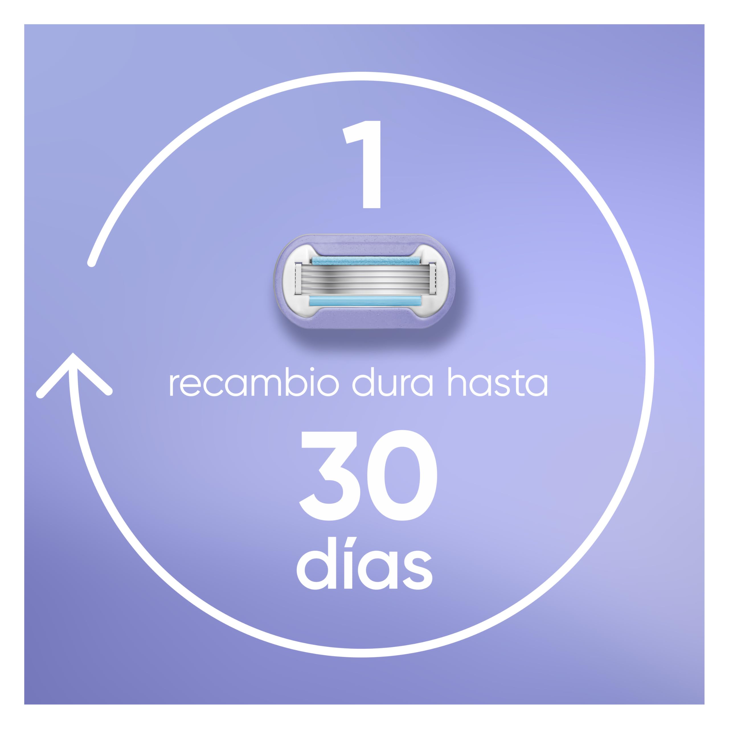 Gillette Venus Deluxe Smooth Swirl Máquinilla de Afeitar Mujer, 1 Mango con 9 Cuchillas de Recambio con 5 Hojas para Una Depilación Suave, Apurada Y Duradera