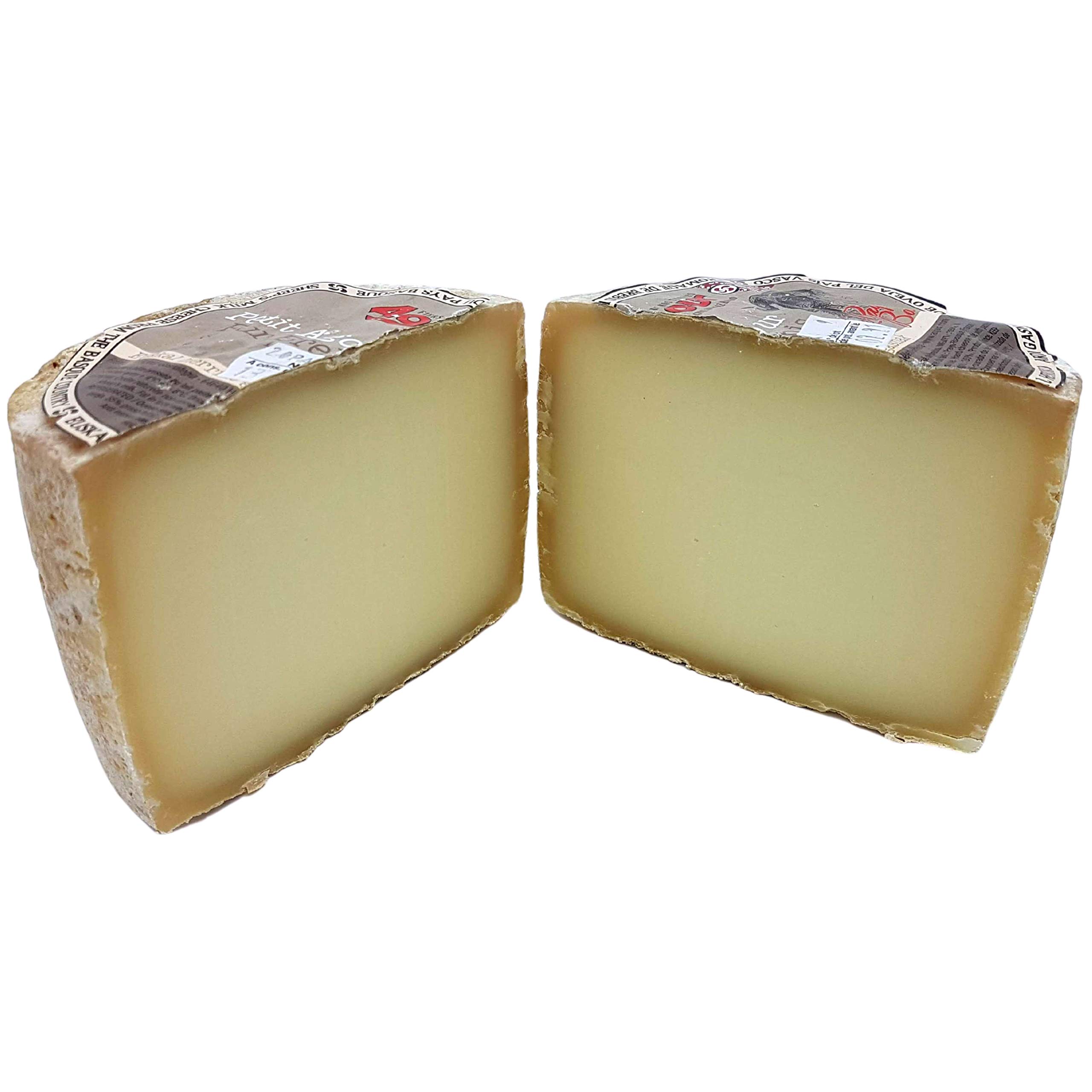 Queso de Oveja del País Vasco Frances - Peso Aproximado 800 gramos - Elaborado por el respetado AGOUR - Queso de Oveja Bi Campeón del Mundo - Elaborado con eche pasteurizada de oveja