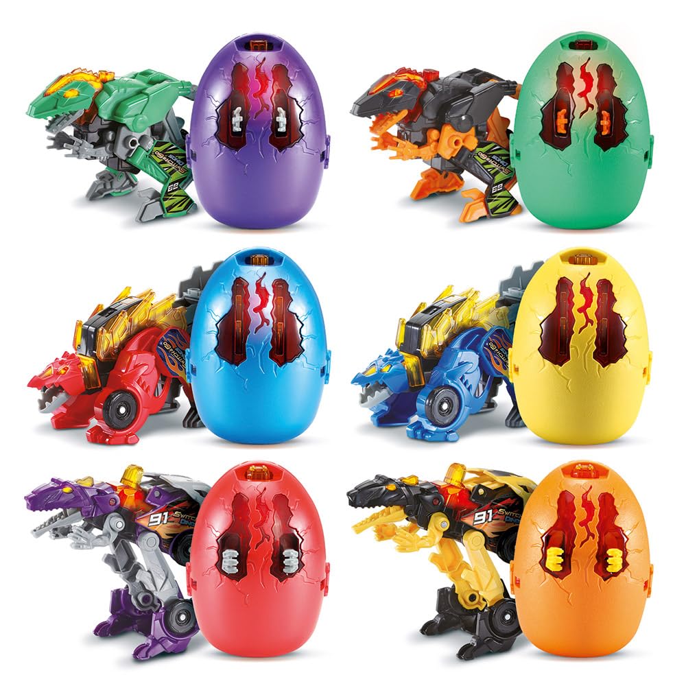 VTech Switch & Go Dinos Œuf Dinosaure Transformable Jouet Sonore 2e Génération 6 Modèles Cadeau Enfant 4 Ans Français