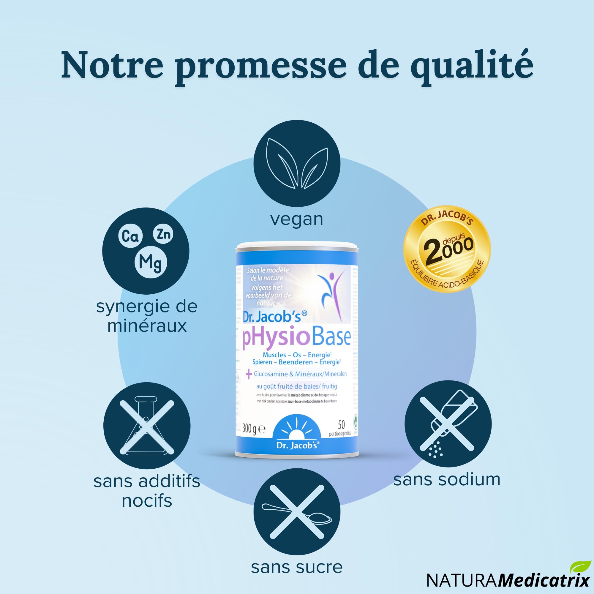 Dr. Jacobs - pHysio Base Mélange Minéral