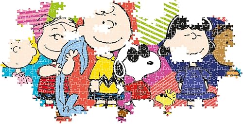 Miniatura 5 de Clementoni 39805 Panorama Peanuts 1000 piezas, rompecabezas para adultos, rompecabezas de cómic fabricado en Italia