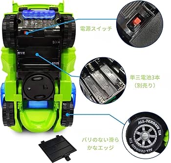 Amazon.co.jp: 恐竜 変形ロボット 車 おもちゃ LED車 光音付き