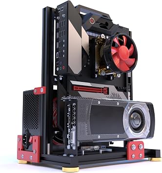 DIY Aluminium Pc Open Case Computer Chassis Test Bench Support Water Cooling Support Server Chassis Support Itx Matx ATX Eatx 3.ATX