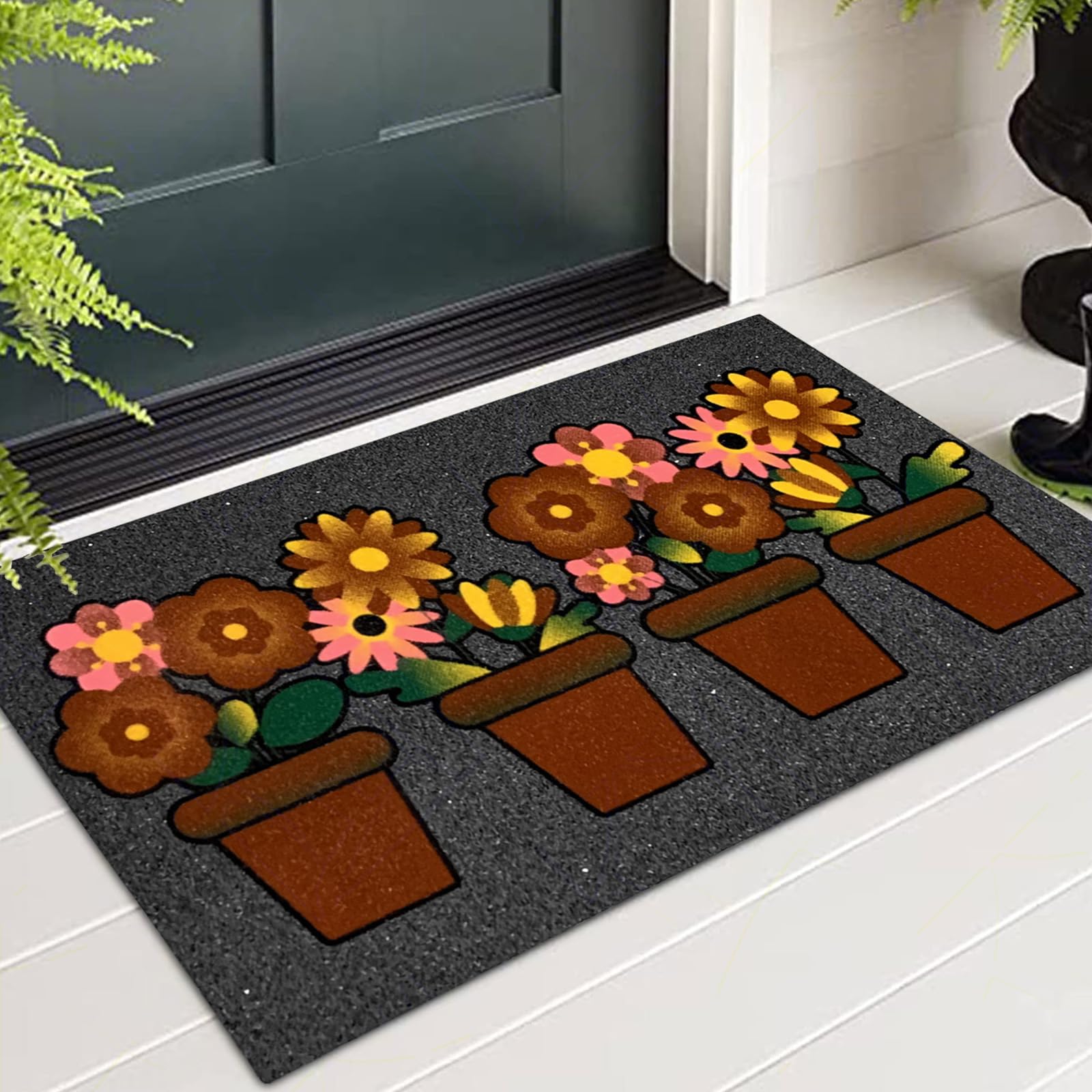 Zerbino Compos Sicignano In Gomma Forato | Antiscivolo Drenante Per Esterni E Interni - Modulo 40x60cm - Foto 11