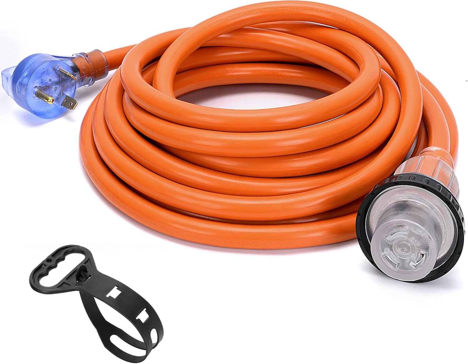 25' RV 30 Amp Extension Cord with LED Indicator, Heavy Duty