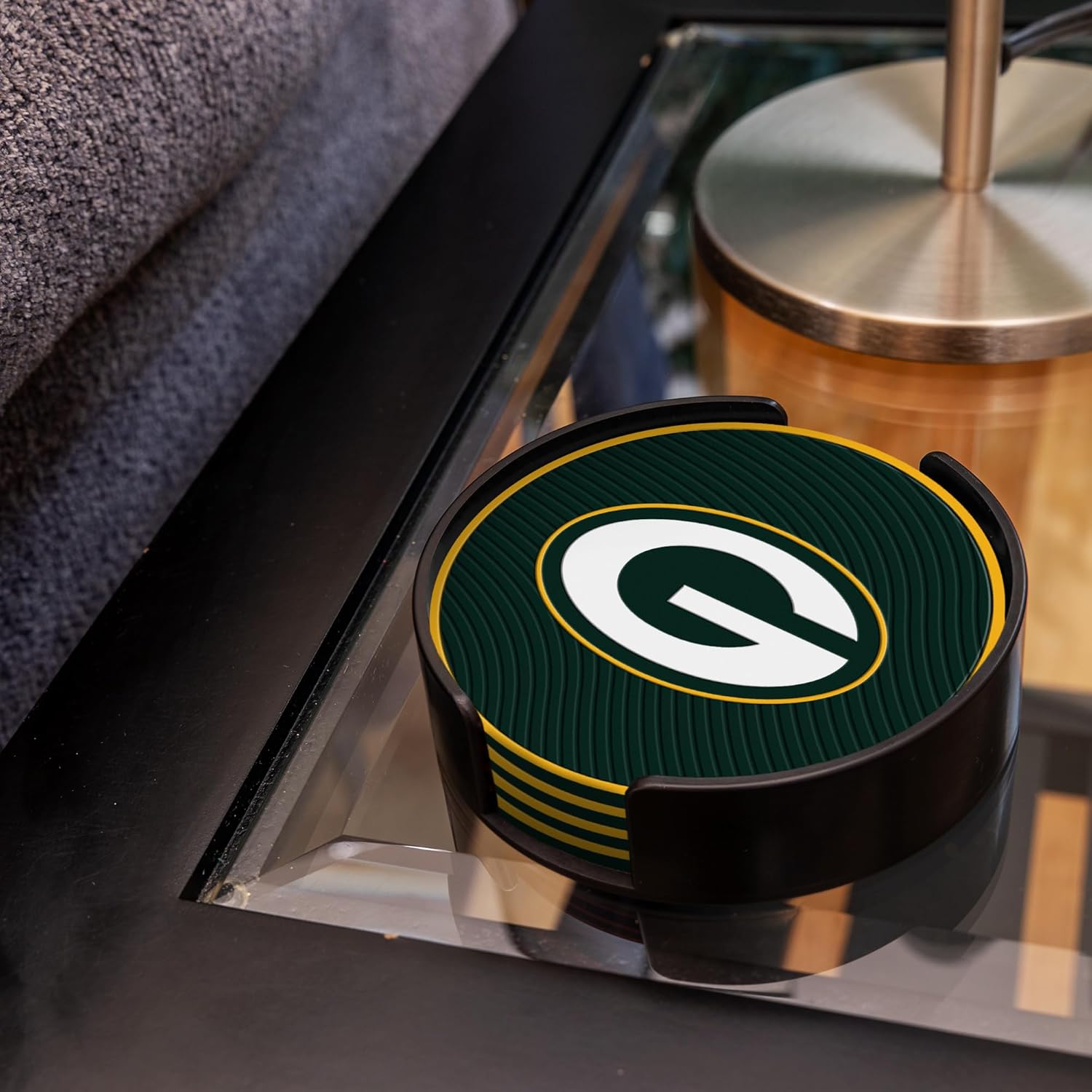 Rico Industries NFL Football Classic Favorites: PVC Coaster Set (4-Pack) - Image 4