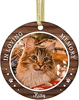 Vista 1 de Personalized Christmas Ornaments with Dog Cats Pets 2022 Custom Pet Memorial Photo Ceramic Christmas Ornament Customized Christmas Ornament Dogs