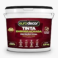 Tinta Emborrachada Elástica 3,6kg - Proteção de Fachadas e Paredes Externas - Cobre Microfissuras - Cor Areia
