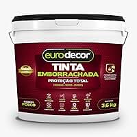 Tinta Emborrachada Elástica 3,6kg - Proteção de Fachadas e Paredes Externas - Cobre Microfissuras - Cor Areia
