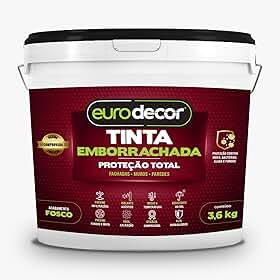 Tinta Emborrachada Elástica 3,6kg - Proteção de Fachadas e Paredes Externas - Cobre Microfissuras - Cor Areia