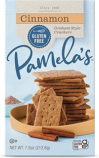 Pamela's Products Gluten Free Graham Crackers, Cinnamon, 7.5 Ounce